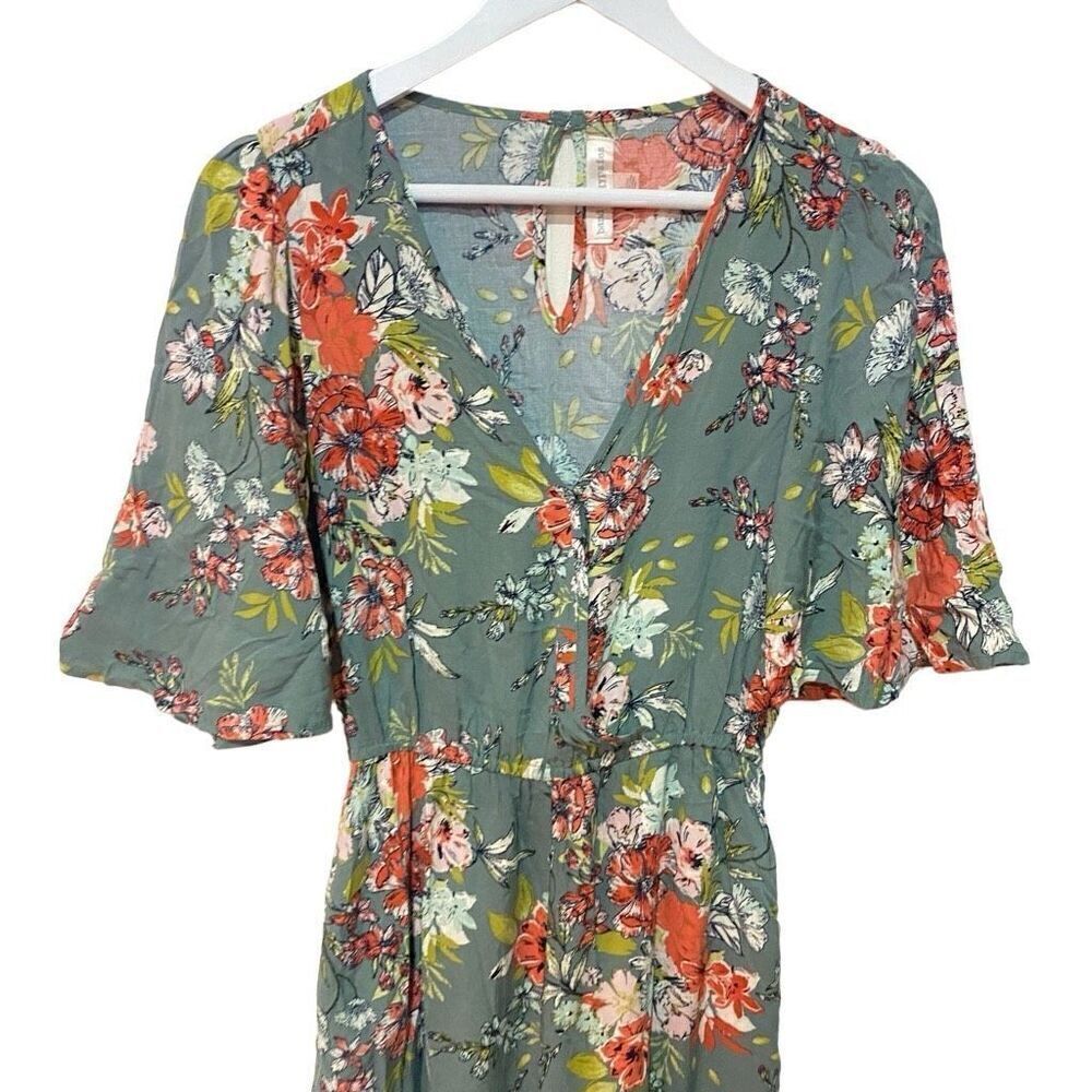 Band of Gypsies XS floral jumpsuit - Picture 7 of 8
